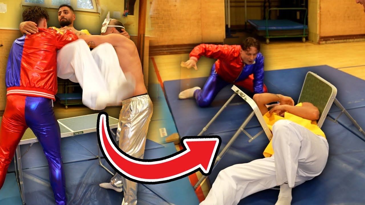 Jordan & Semih WRESTLING TRAINING mit MARLI (geht schief)