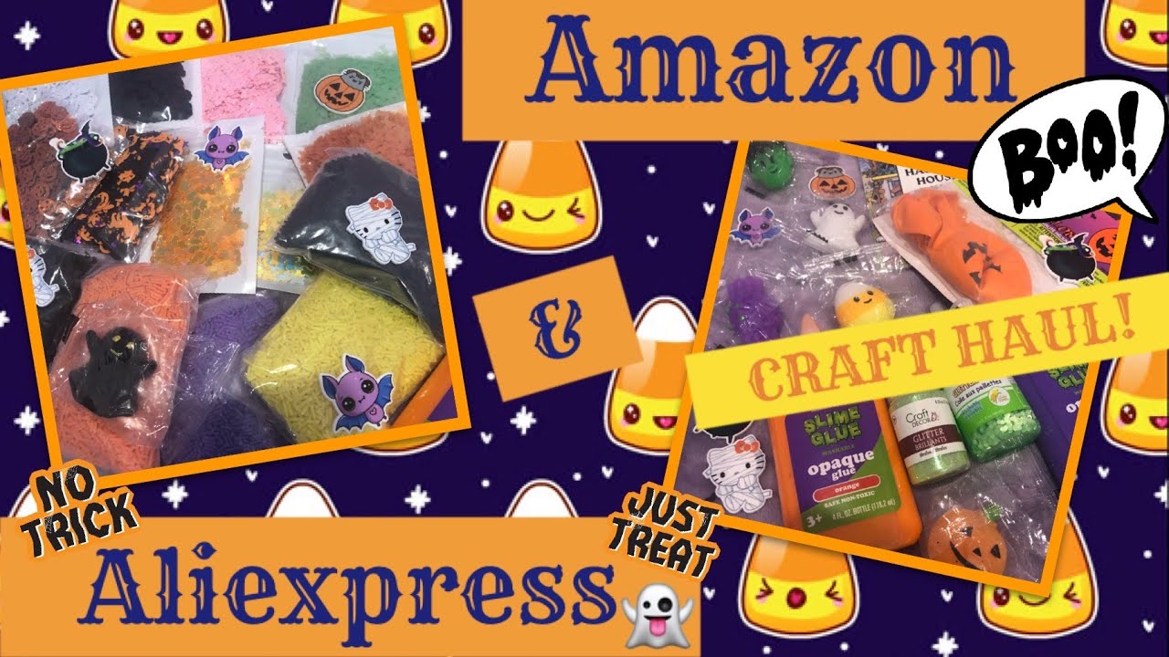 👻AMAZON & ALIEXPRESS HAUL!! 2020 CRAFT SUPPLIES FOR SHAKERS, RESIN & SLIME!!