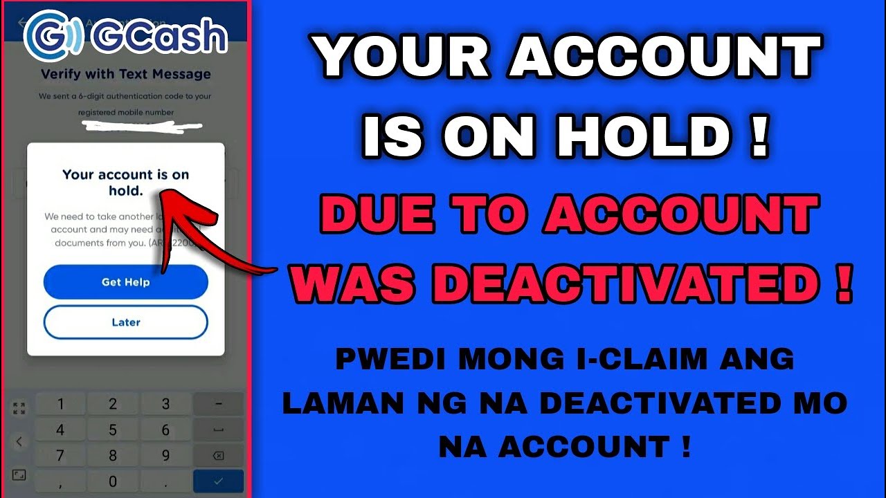 HOW TO FIX GCASH YOUR ACCOUNT IS ON HOLD 2024 | DUE TO ACCOUNT WAS DEACTIVATED