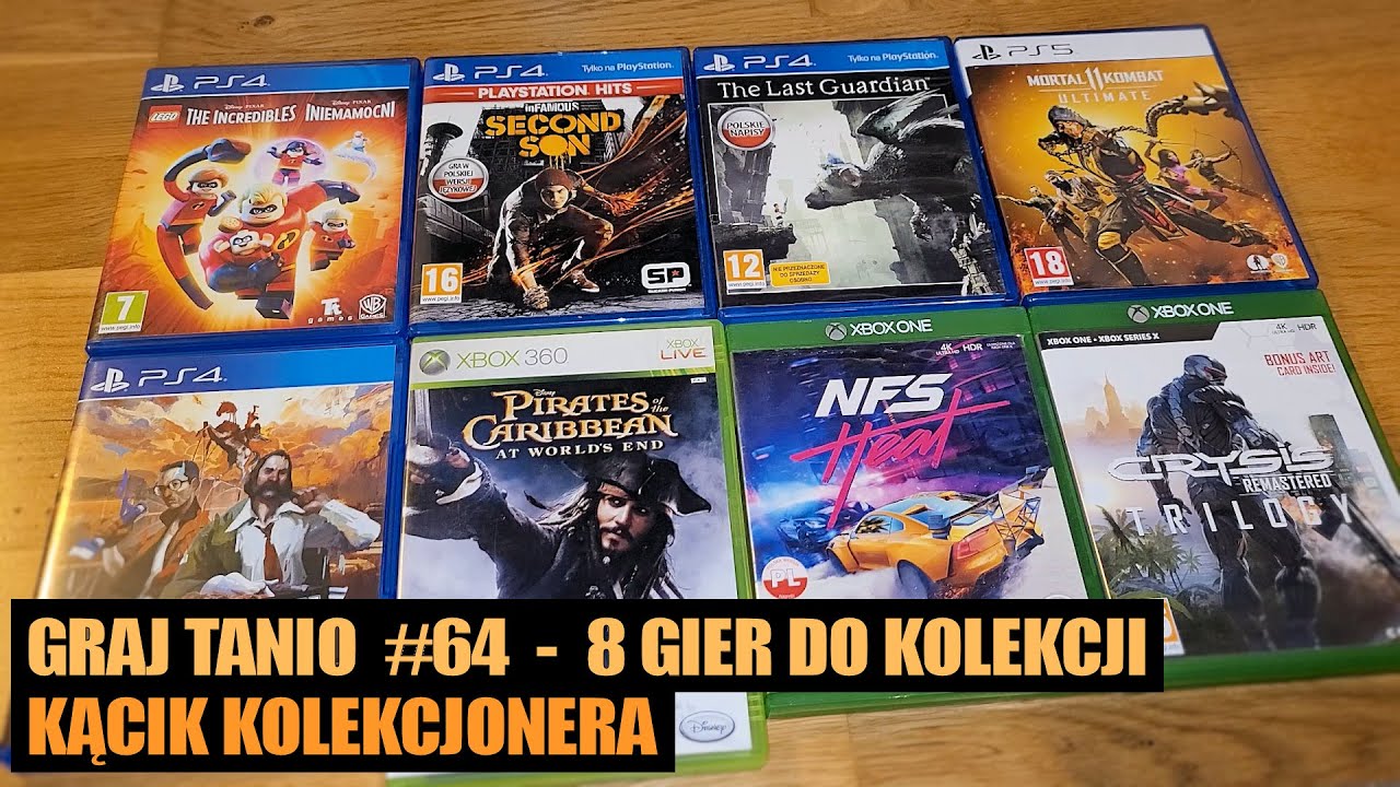 Kącik Kolekcjonera (GRAJ TANIO #64)- Crysis Trilogy, Disco Elysium, Mortal Kombat 11 Ultimate i inne