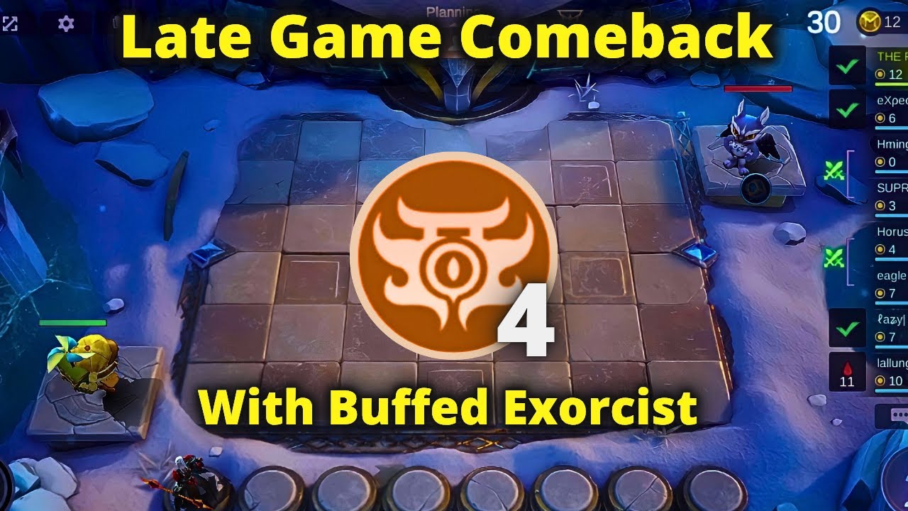 Buffed Exorcist With 3 Star Hayabusa Crazy Late Game | MLBB MAGIC CHESS BEST SYNERGY COMBO TERKUAT