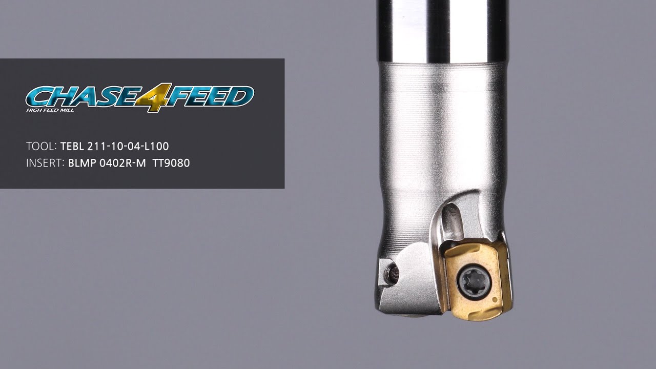 World’s Best High Feed Milling Solution: CHASE-4-FEED