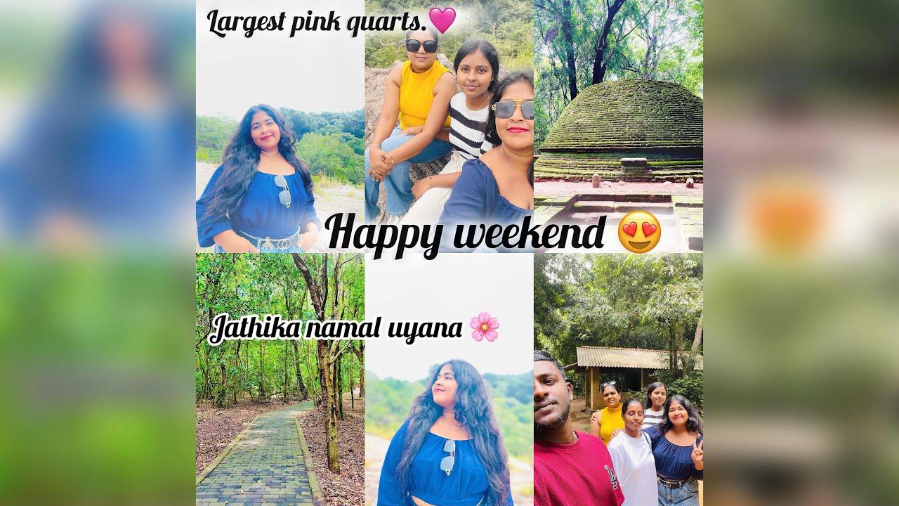 නිවාඩු දවසක් | නාමල් උයන | ලොකුම රෝස කන්ද 🥰🌸🩷