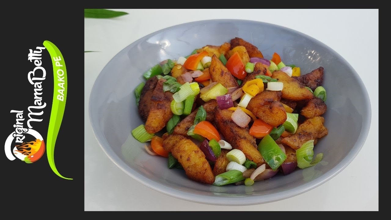 KELEWELE(RIPE PLANTAIN BITE) STIR FRY FOR YOUR PARTIES