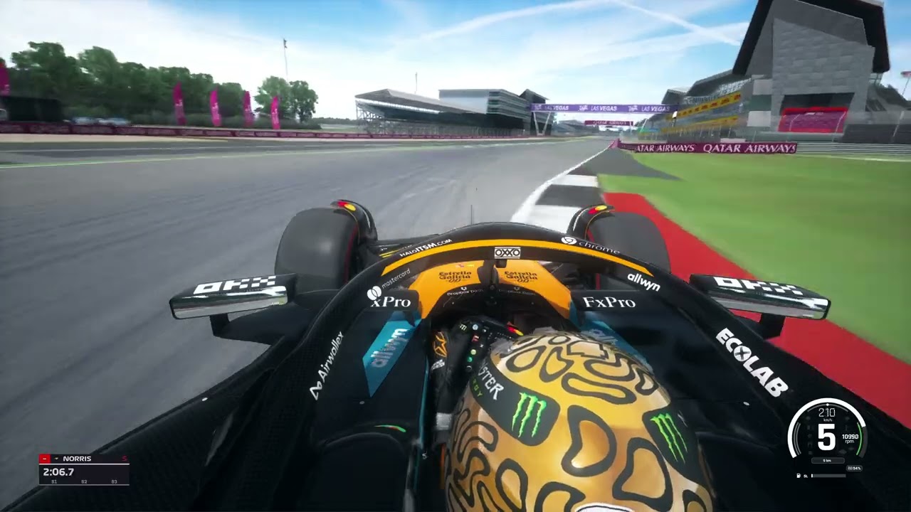 Mcl39 | Last Ride | WC Helmet Gold Edition | Silverstone