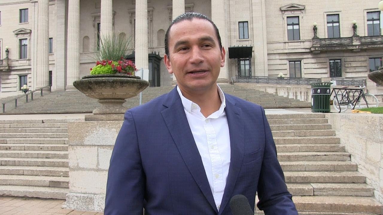 Manitoba party leaders speak as voters go the polls