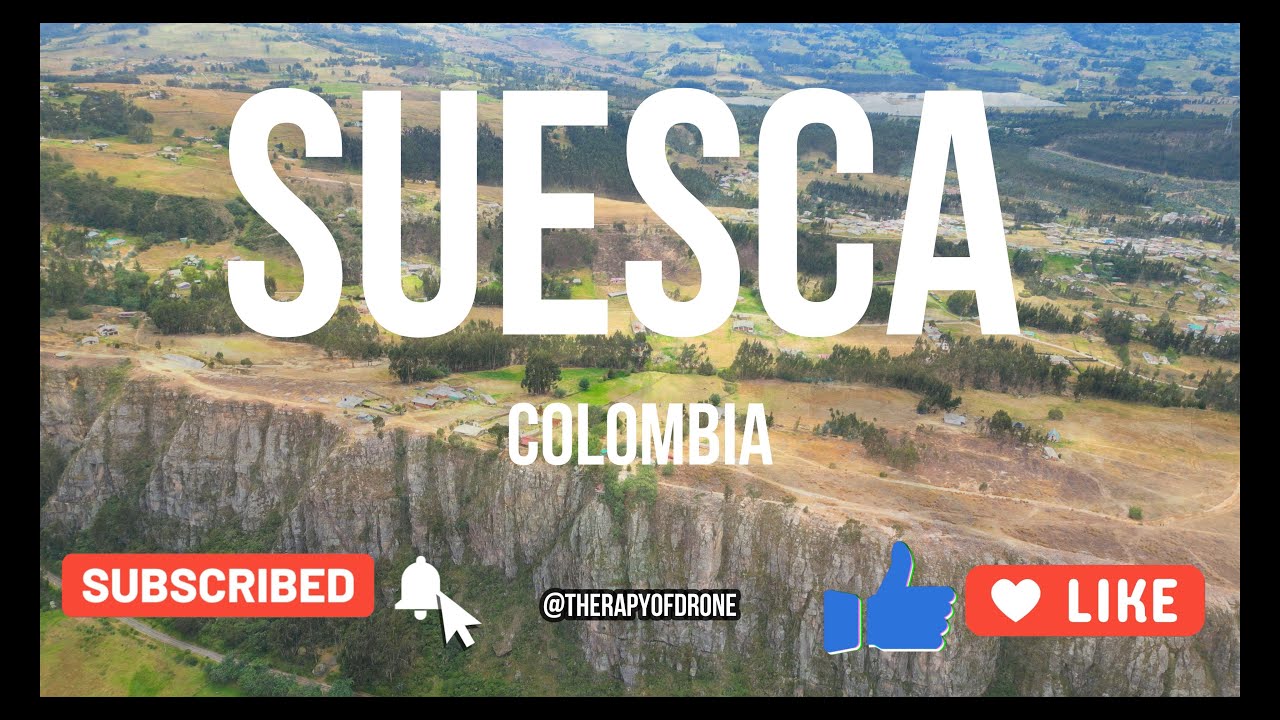 Suesca 4K Drone video, Bogota, Colombia, 2023,  DJI mini 3 pro, Andes mountains