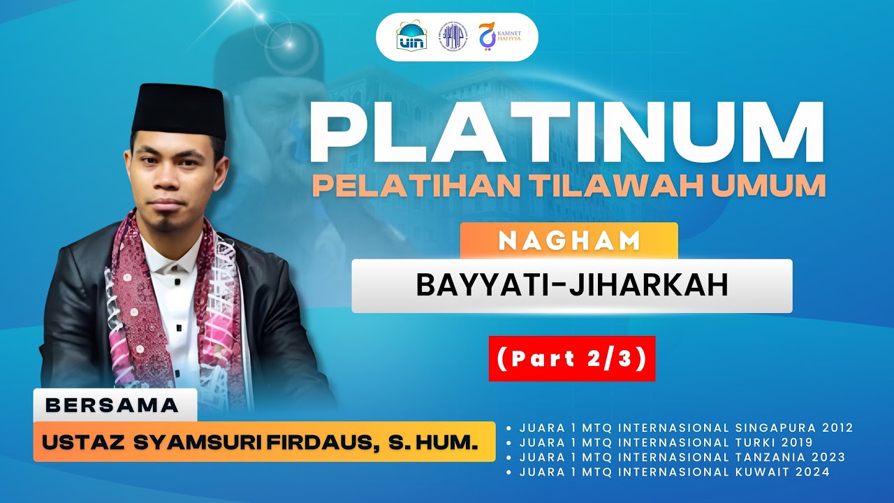 Ustaz Syamsuri Firdaus S.Hum. | Pelatihan Tilawah Bareng Qori Internasional !!! [ PART 2/3 ]