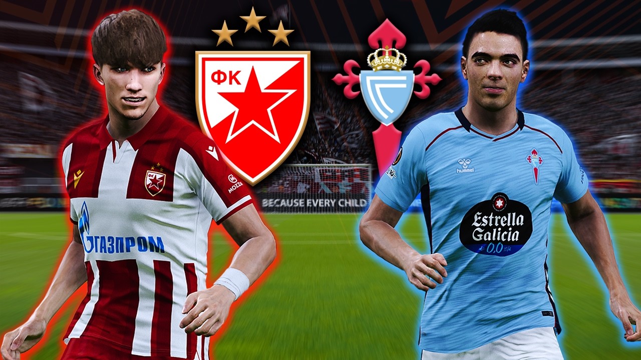 CRVENA ZVEZDA - SELTA - LIGA EVROPE - PES 4K