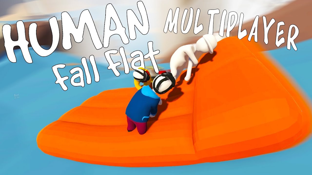EPIC RAFT RIDING ADVENTURE! - Human Fall Flat Multiplayer Gameplay