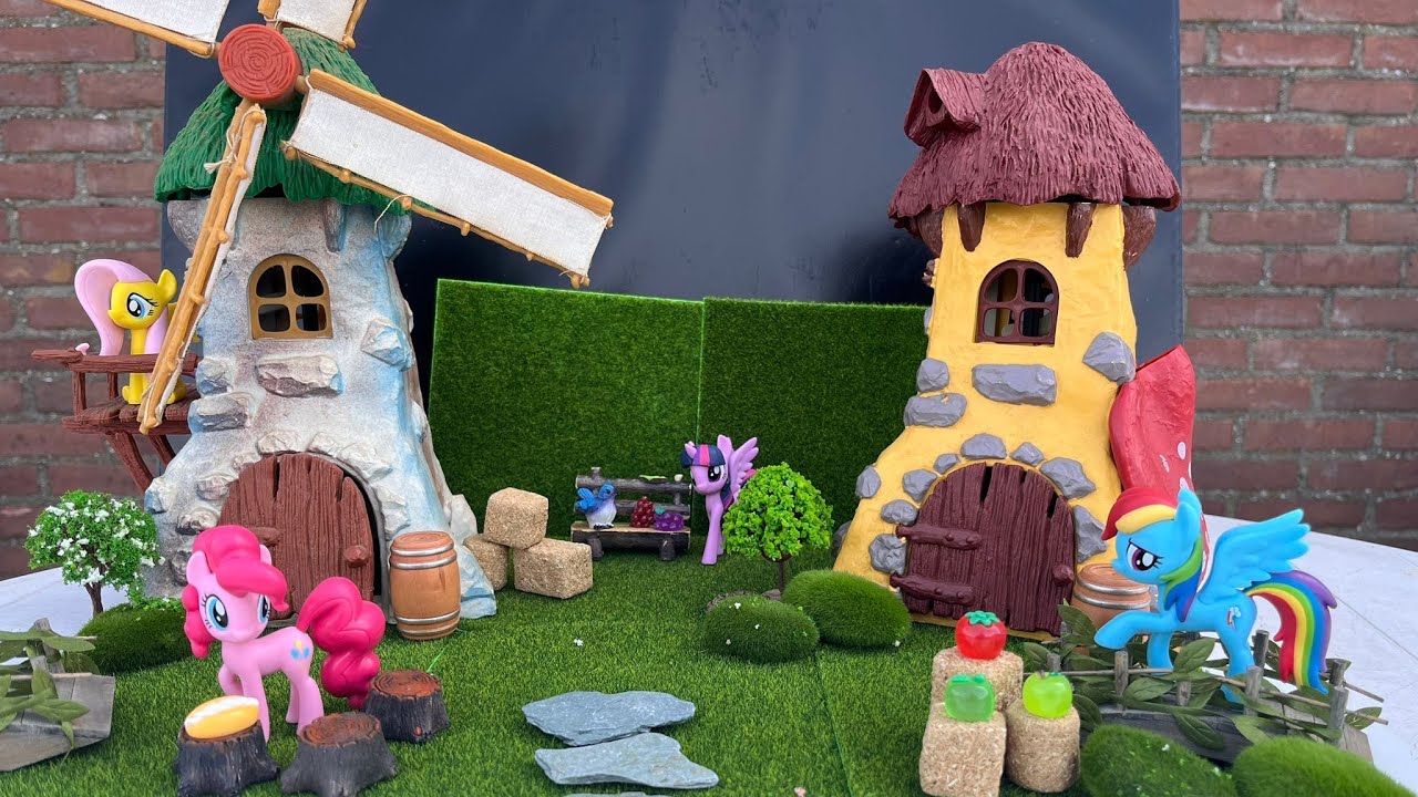 My Little pony - Comansi Figurines in Schleich scene - Toy figurines