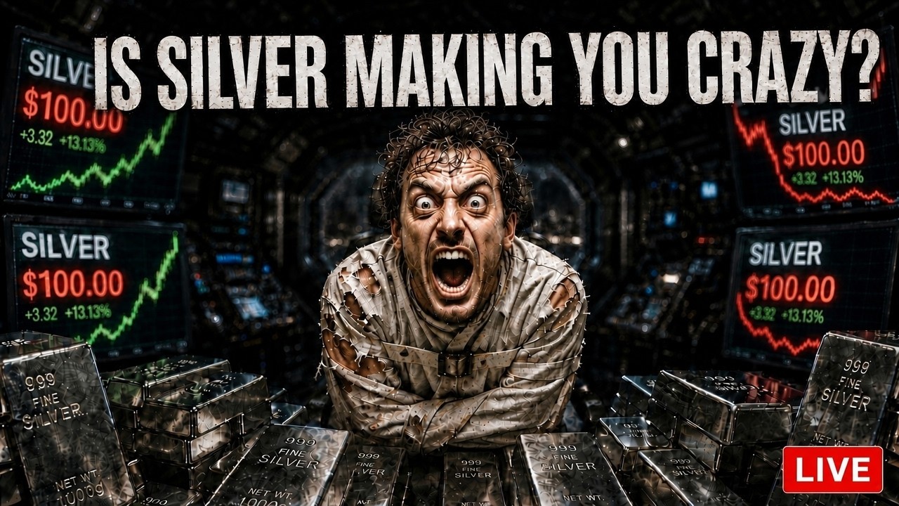 Silver & Gold Markets Gone Crazy &ndash; Have You? Live News & Analysis! 📉🚨