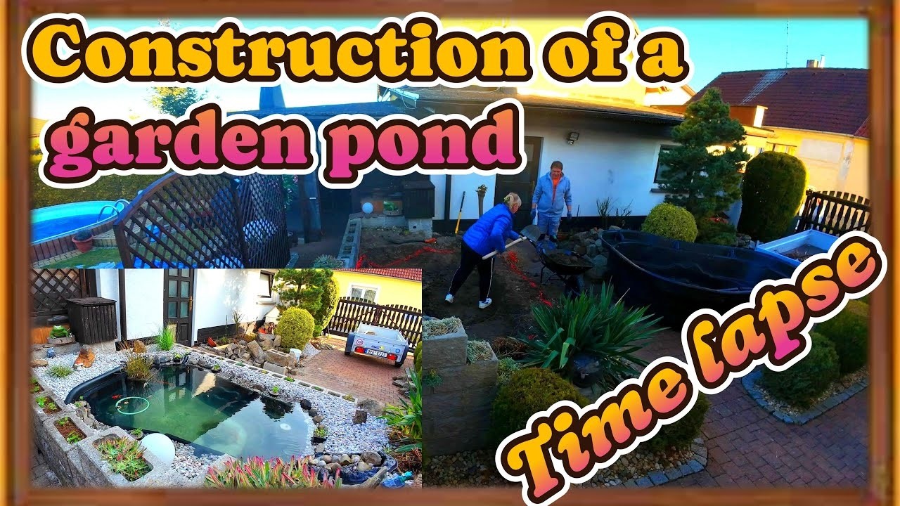ZAHRADNÍ JEZÍRKO SVÉPOMOCÍ. Building a garden pond time lapse #vesničan #lovecpokladu #detektorkovu