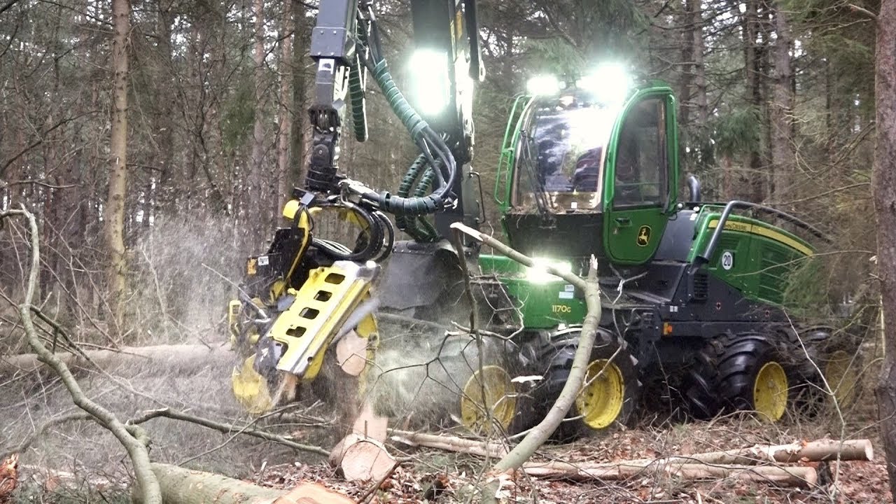 NEW John Deere 1170G 8wd Processor/Harvester. Meulendijks Rondhout BV/MD Holtz GMBH.