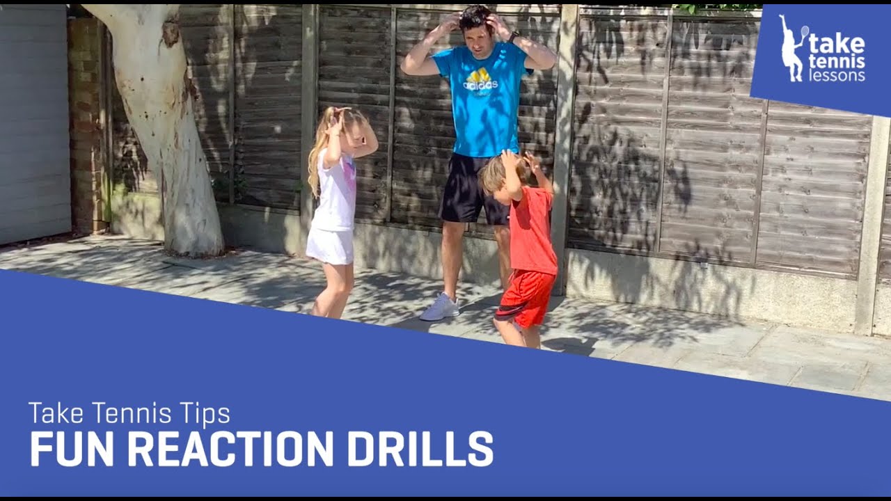 At Home Tennis Practice - Fun Reaction Drills