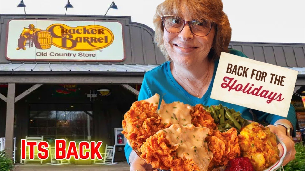 Eating Cracker Barrel&rsquo;s LIMITED Edition Country Fried Turkey Seasonal Menu Item in Lakeland&hellip; WOW!