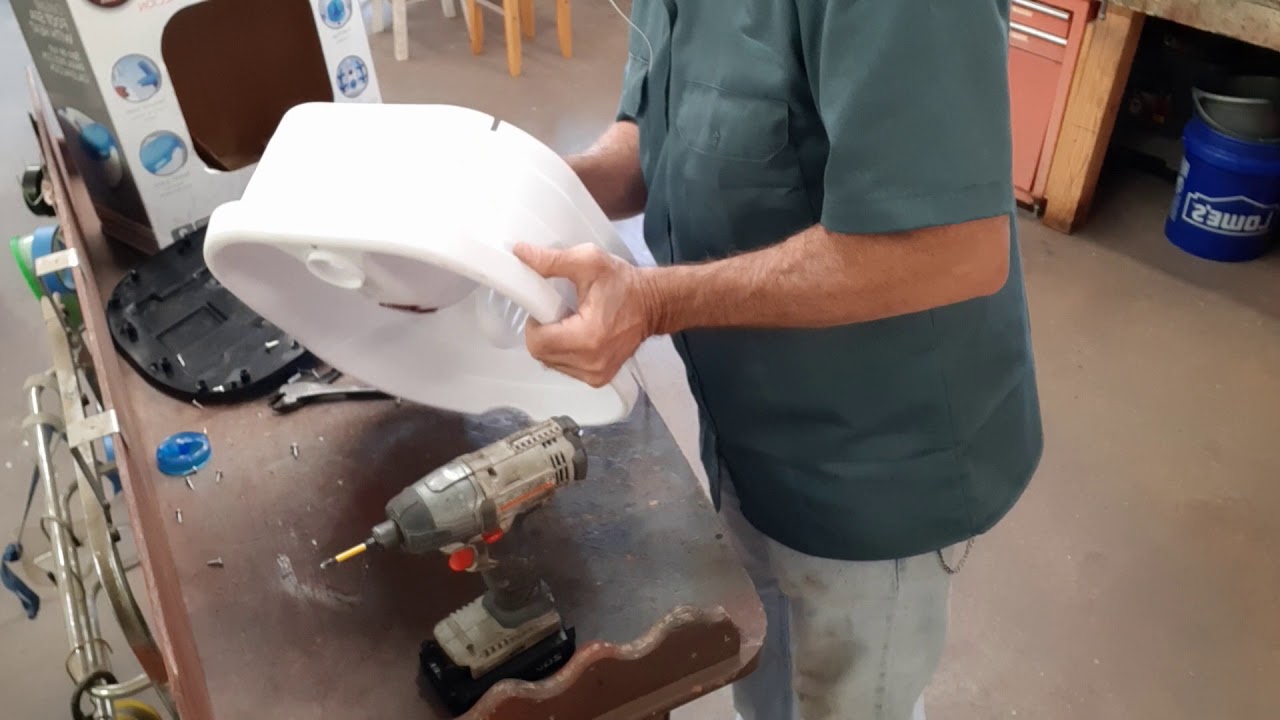Taking apart a foot massager.