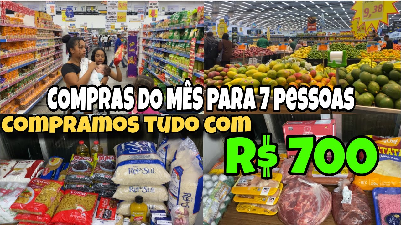 COMPRAS DO MÊS DE SETEMBRO 🛒 | POUCO DINHEIRO, MUITA FÉ 🙌🏽