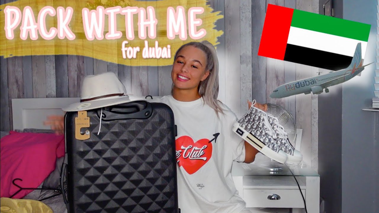 PACK WITH ME FOR DUBAI! 🌴 | i'm going on holiday yay!