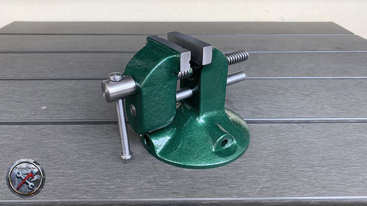Rusty mini vise | Perfect restoration