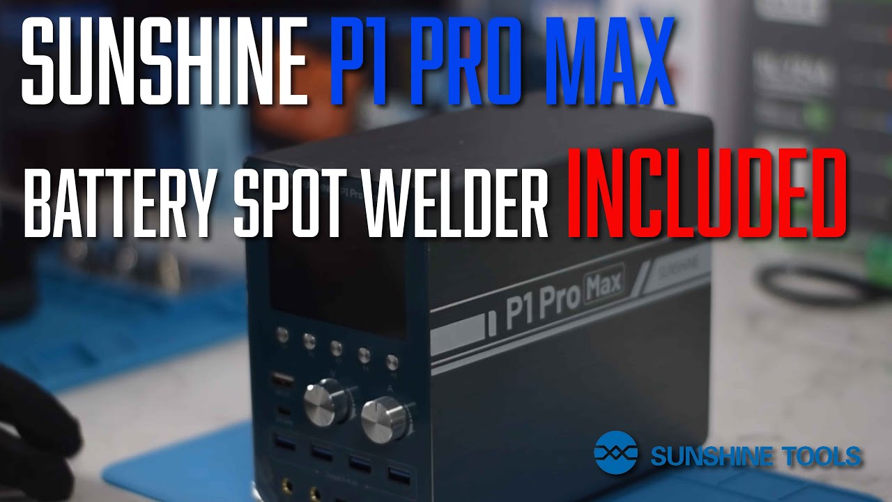 Sunshine tools POWER SUPPLY  P1 Pro Max with BATTERY SPOT WELDER INCLUDED relife