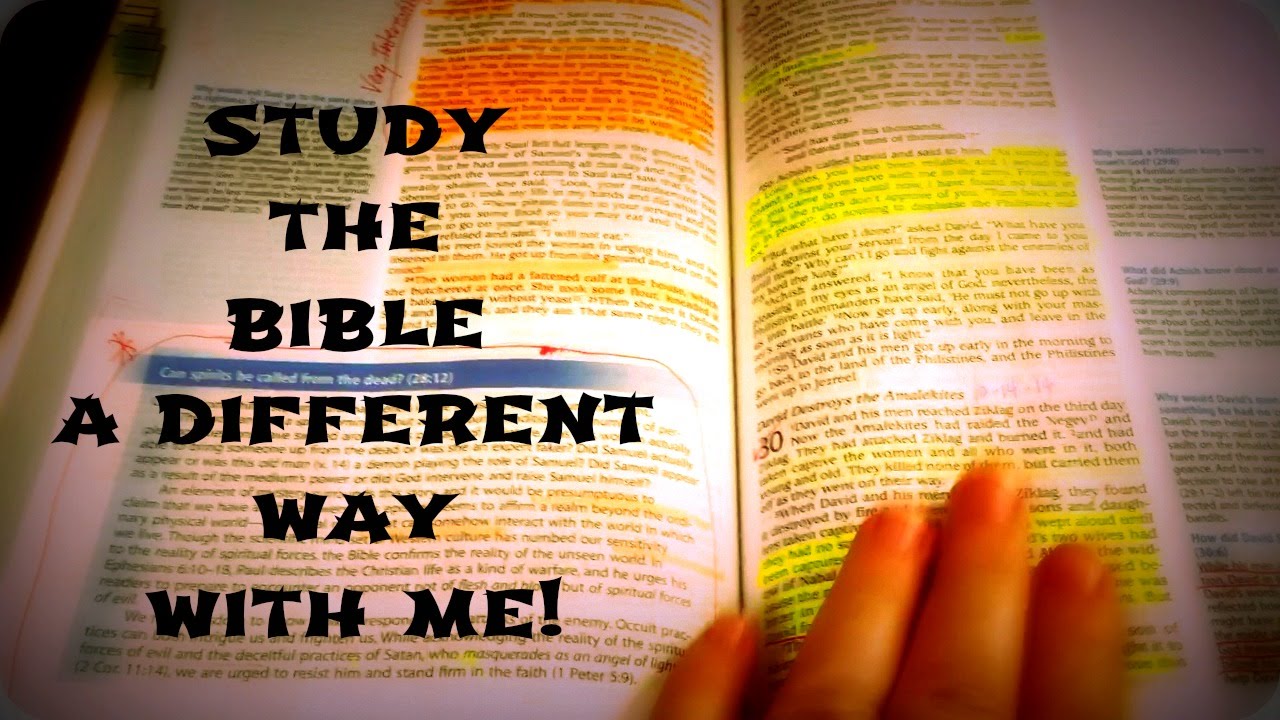 Study the Bible a Different Way With Me/Bible Journal