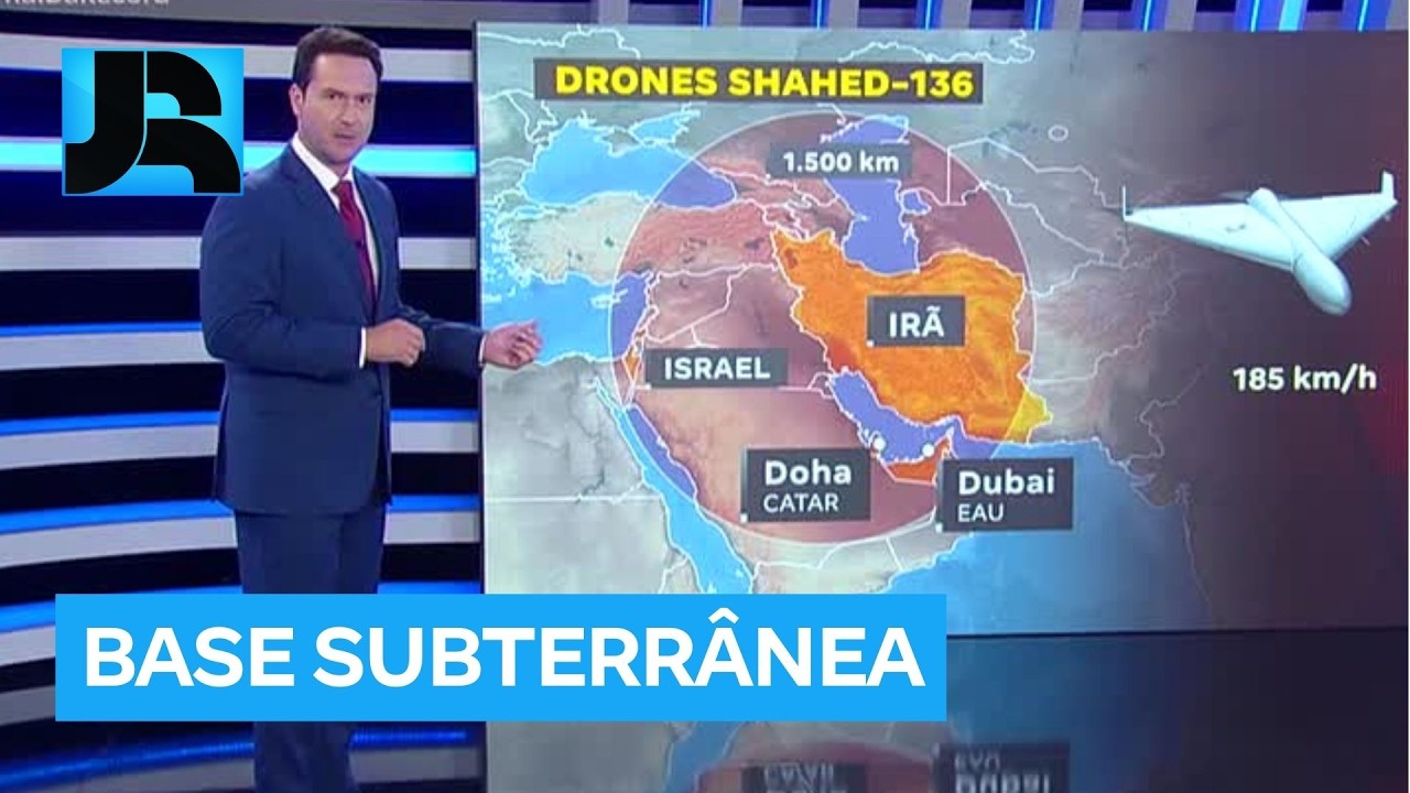 Irã divulga imagens de drones dentro de base subterrânea