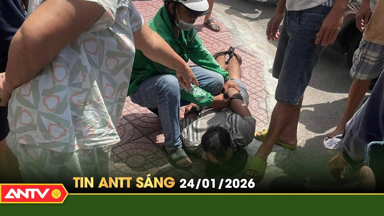 Tin tức an ninh trật tự nóng, thời sự Việt Nam mới nhất 24h sáng 24/1 | ANTV