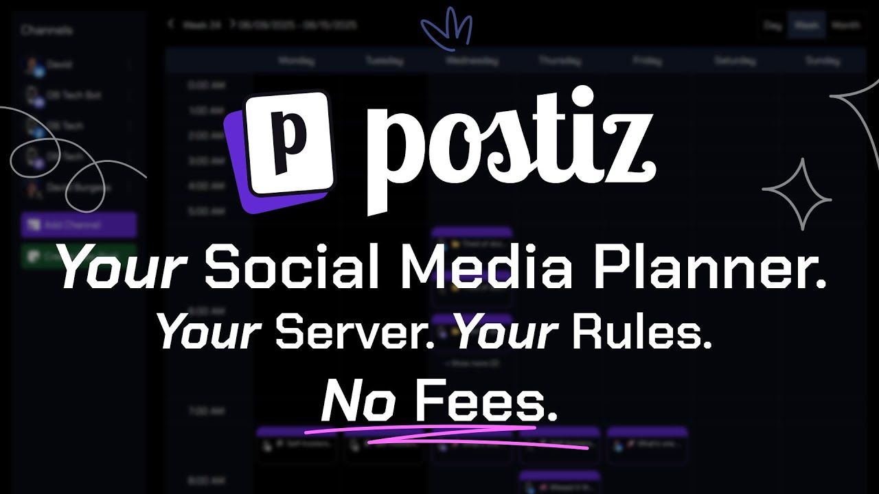Postiz: Your New Self-Hosted Social Media Planner - Your Server. Your Rules. No Fees!