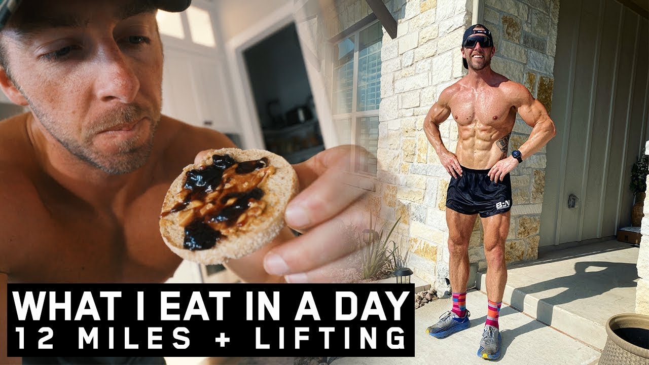 What I Eat On Days I Run 12 Miles & Lift Weights | FULL DAY OF EATING