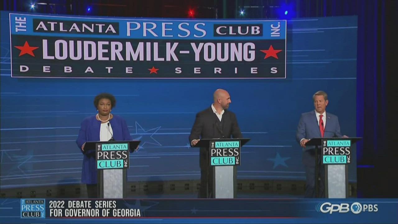 Kemp, Abrams talk voter turnout in debate