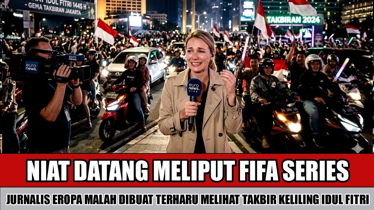 PERTAMA MELIHAT INI~JURNALIS EROPA DIBUAT TERHARU MELIHAT SUASANA TAKBIR IDUL FITRI DI INDONESIA