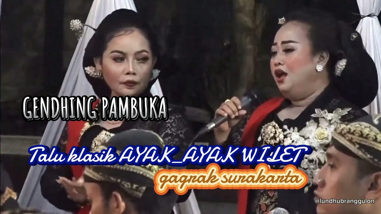 Nglaras Gendhing Jawa || Talu klasik Gagrag Surakarta || AYAK wilet Slendro manyura #viral #sinden