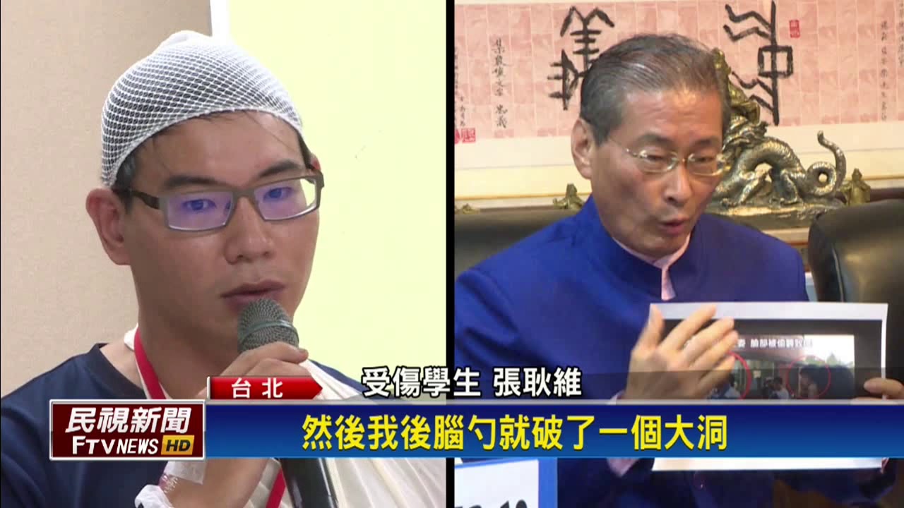 4學生被統派打傷 白狼:學生先動手.打得好－民視新聞