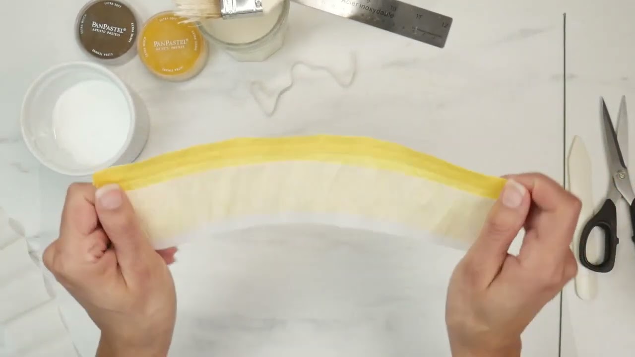 The Czar Camellia Paper Flower: Part 2 - Laminating Paper