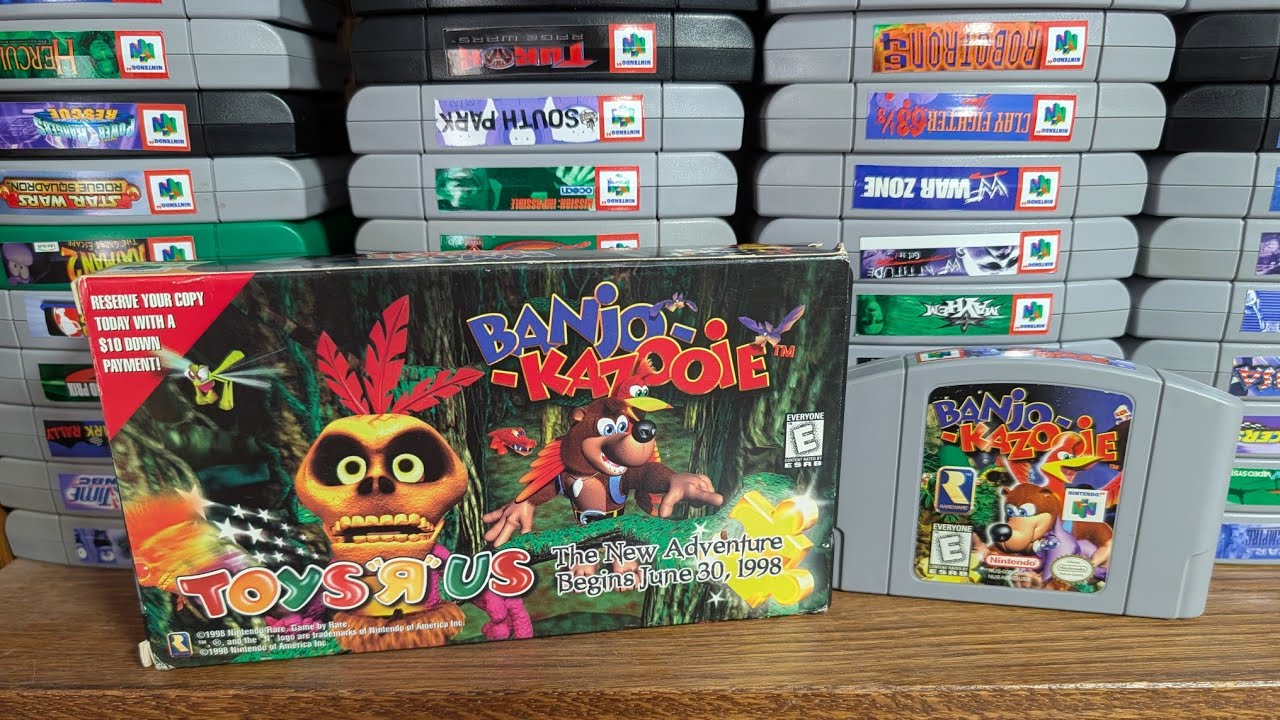Banjo-Kazooie (N64) Toys 'R' Us promo VHS 1998