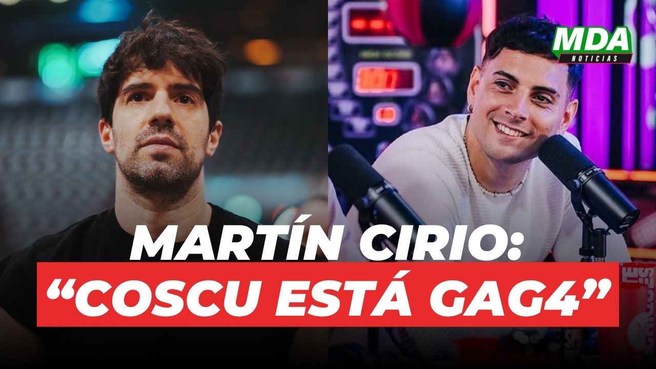 MARTIN CIRIO fue DURÍSIMO con COSCU tras los C.A. AWARDS: “Está G4GA”