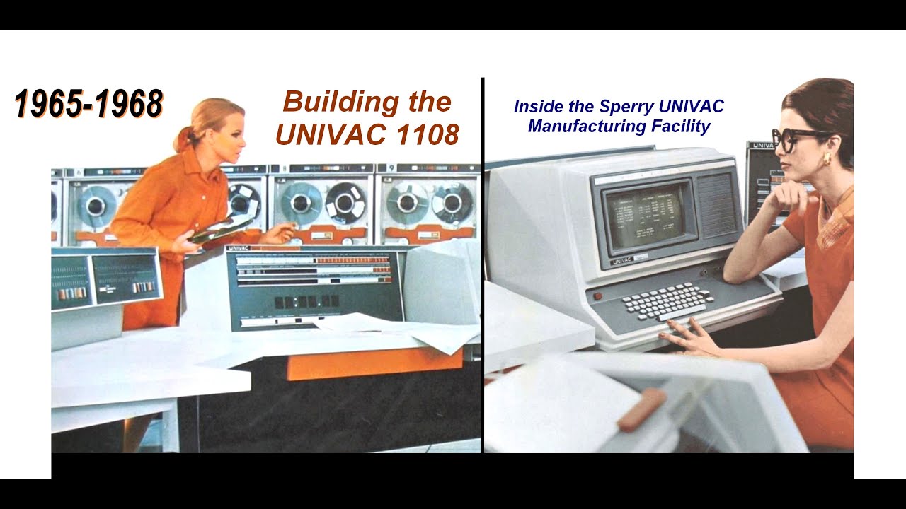 История компьютеров: создание компьютера UNIVAC 1108, города-побратимы (1965-1968) Сперри Рэнд, U...