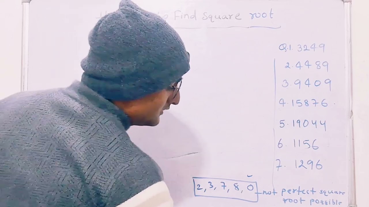 How to find  square root  (short trick )