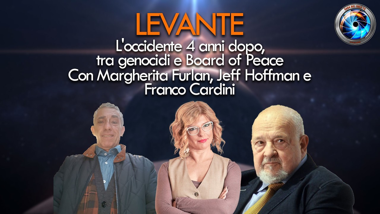 LEVANTE 24.02.2026 🔴 L'occidente 4 anni dopo tra genocidi e Board of Peace