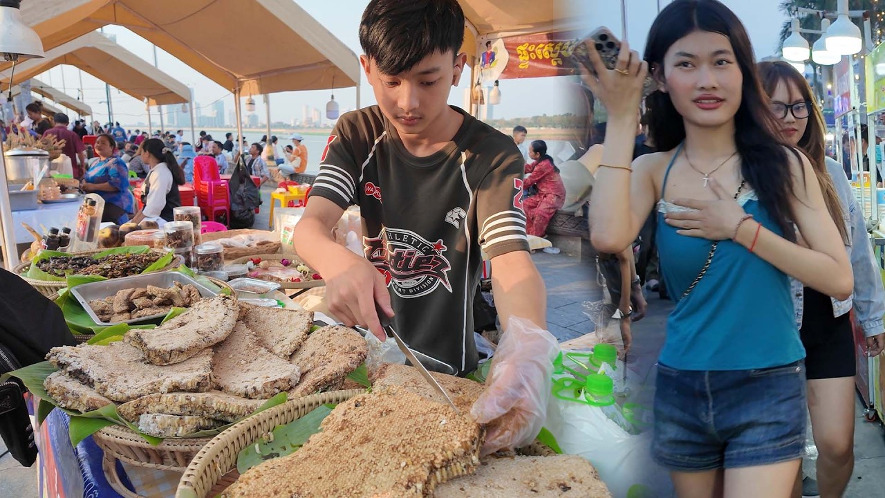 Cambodia Street Food 2026  Inside Chaktomuk Walk Street Tour