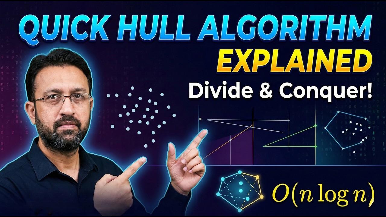 Quick Hull Algorithm - Divide & Conquer | Design & Analysis of Algorithms 