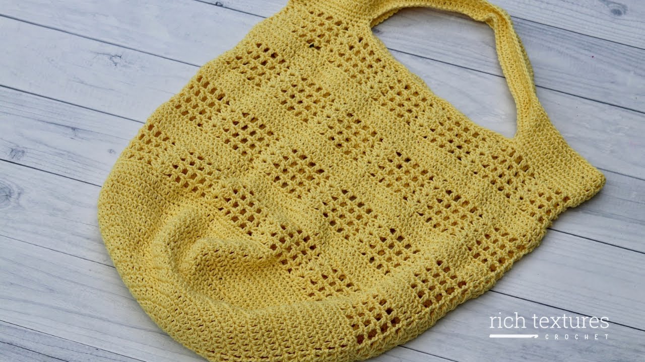 Sunny Day Market Bag Crochet Pattern