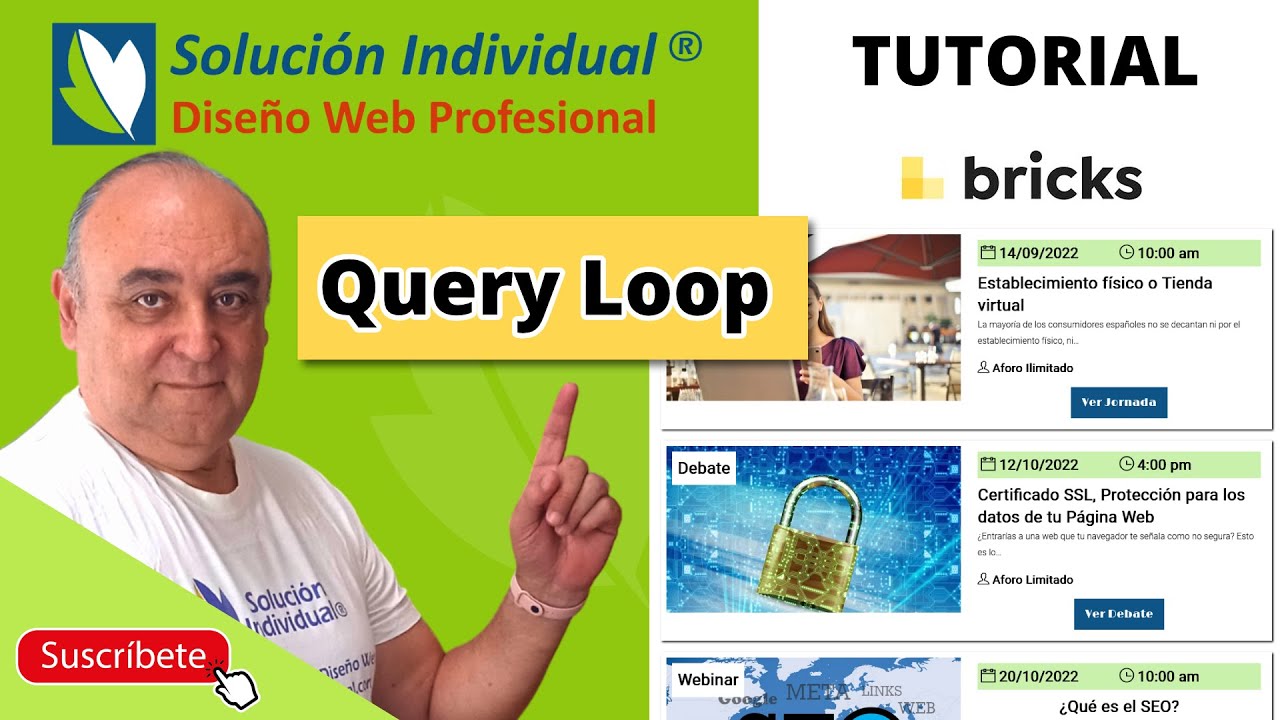 Bricks Tutorial - Query Loop Personalizado a una Categor&iacute;a en las Entradas de WordPress