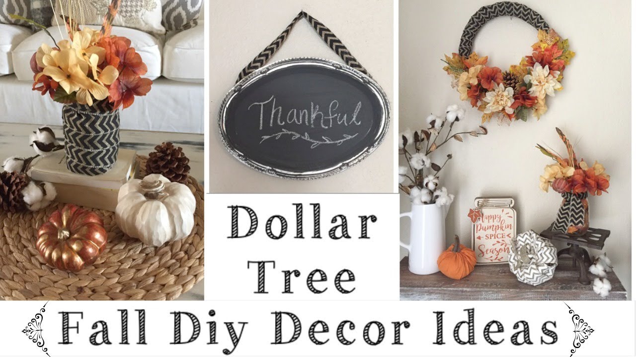 Dollar Tree DIY Rustic Fall Decor Ideas