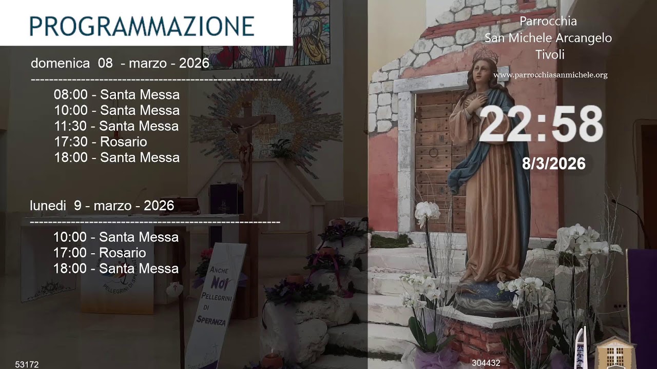 Diretta Santa Messa - Parrocchia San Michele Arcangelo - Tivoli