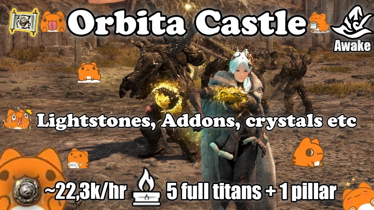 BDO | Awake Witch Orbita Castle ~22,3k/hr, L2 scroll+agris
