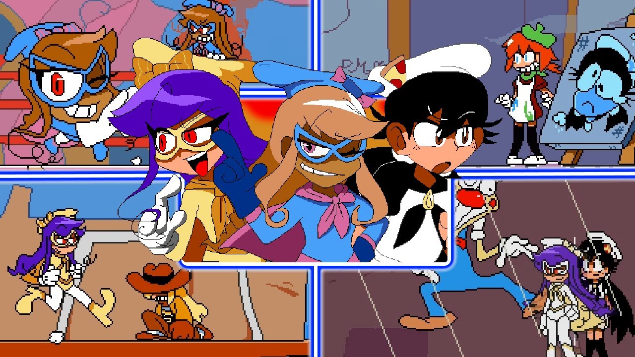 Pizza Tower: Peppina Ramen, The Noise Chan & The Doise Chan VS ALL BOSSES ⭐️ Pizza Tower mods