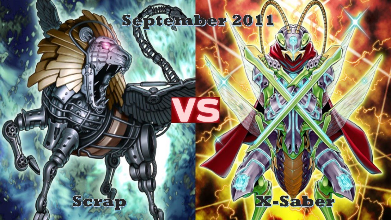 Yu Gi Oh! September 2011 pre PHSW Match Scrap vs X Saber