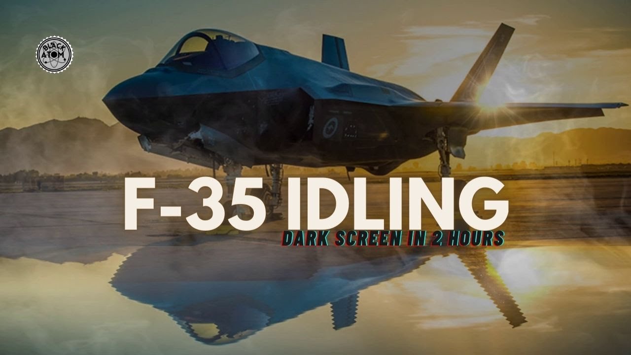 Idling F-35 ⨀ White Noise for Deep Sleep and Relaxation ⨀ Listen, Focus, Relax and Sleep 😴